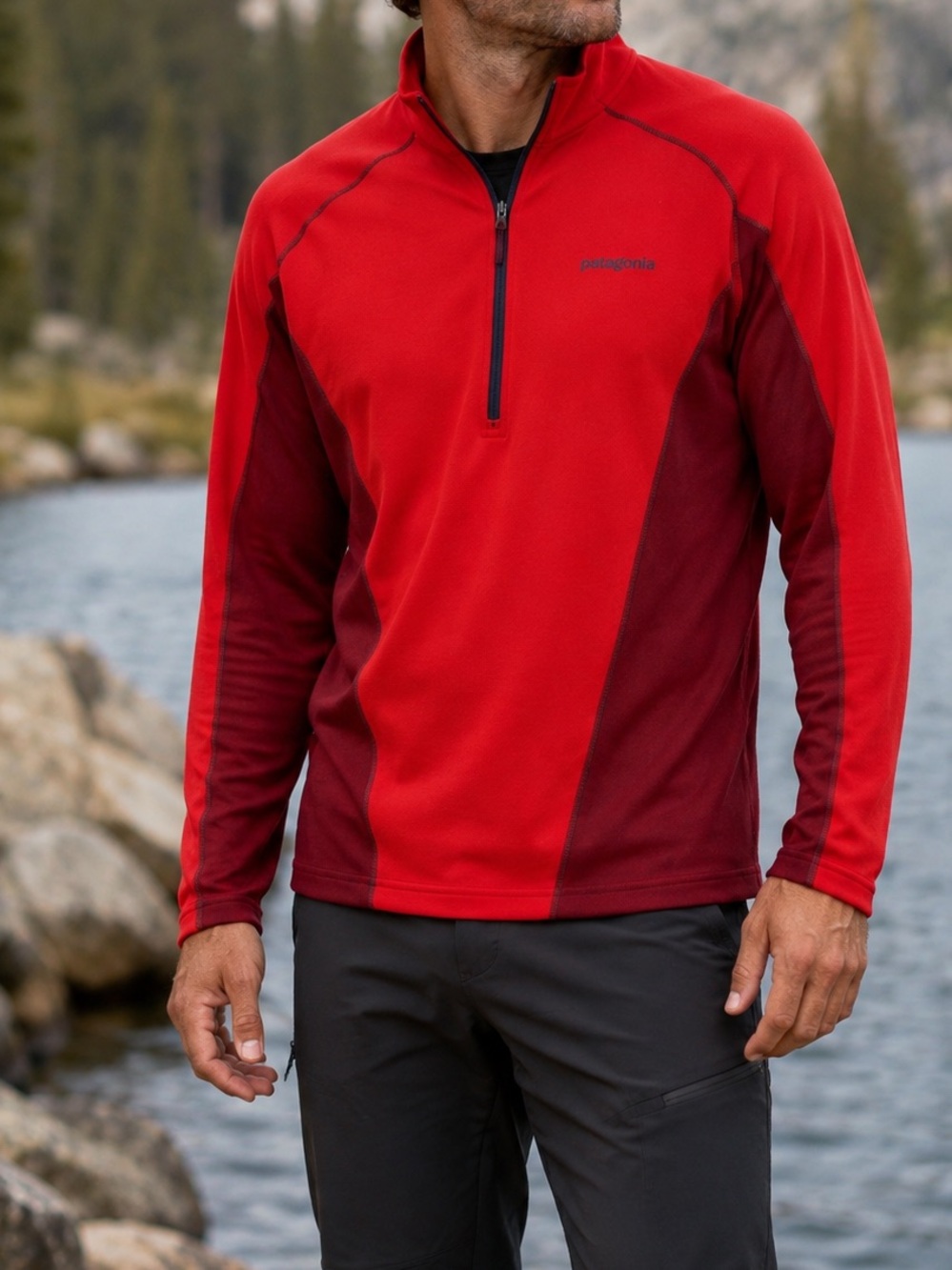 Patagonia Men's Capilene 3 Midweight Half Zip Pullover Size L